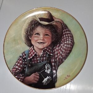 SIGNED 1983 # 2289, JAKE COLLECTABLE PLATE.
